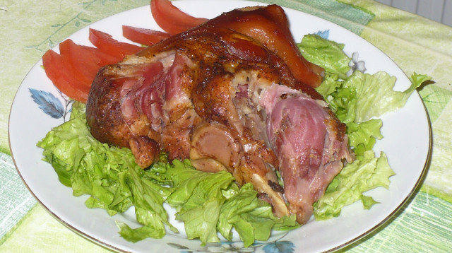 Grilled Pork Shanks with Spices