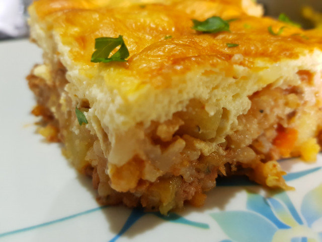 Exquisite Vegetable Moussaka with Rice