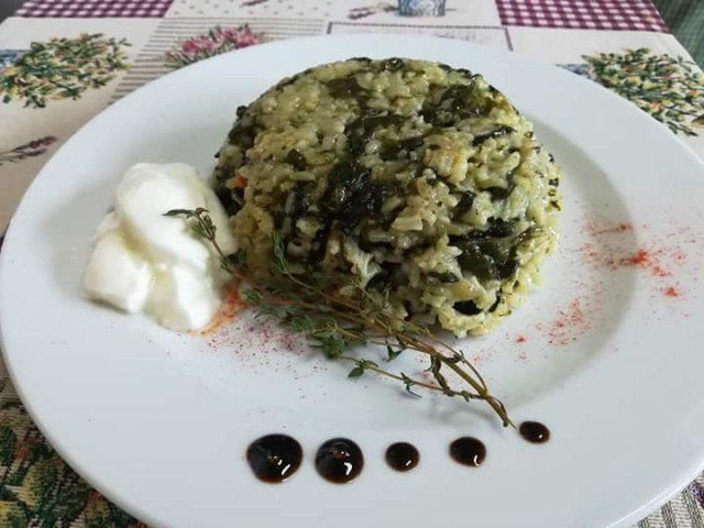 Rice with Spinach