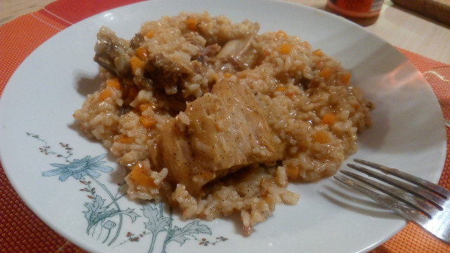 Stew with Rice and Pork