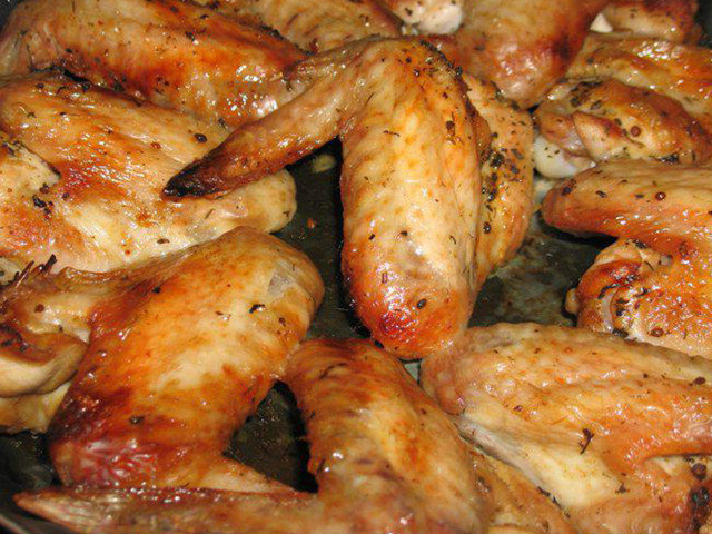 Roasted Chicken Wings with Spices