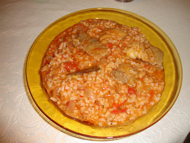 Stew with Rice and Pork