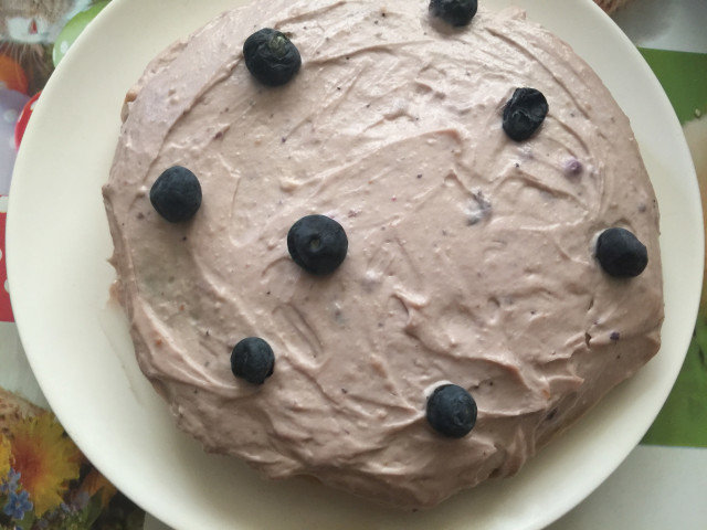 Vegan Blueberry and Coconut Cake