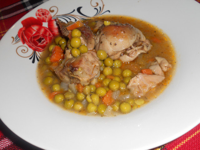Boiled Chicken with Vegetables