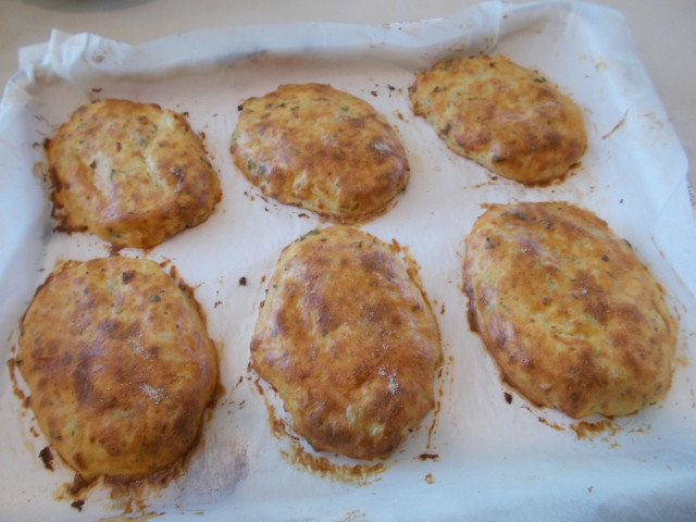 Oven-Baked Potato Schnitzels with Yellow Cheese and Ham