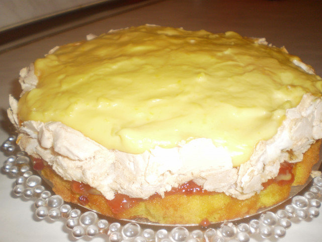 Cardinal Vienna Cake