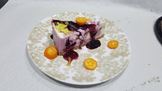 Lemon-Blueberry Cheesecake