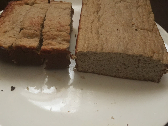 Banana Protein Bread with Peanut Butter