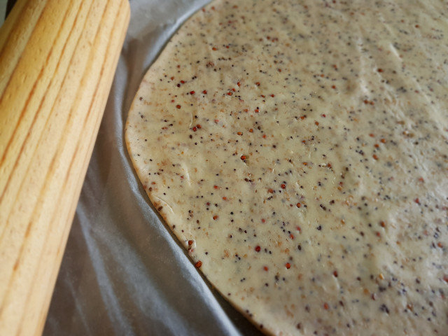 Pizza Bolognese with Parmesan and Minced Meat