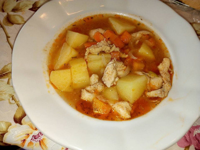 Chicken with Potato Stew