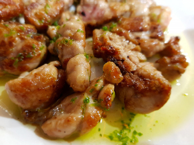 Grilled Lamb Sweetbreads