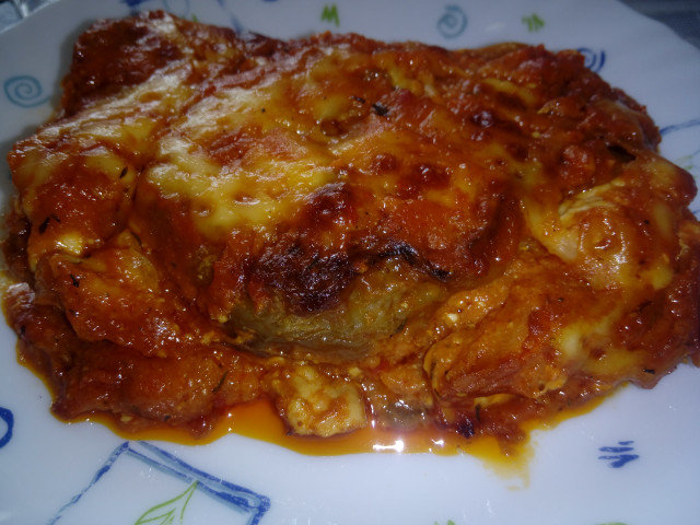 Moussaka with Eggplant and Chicken