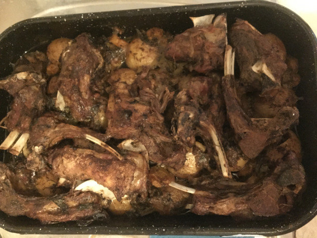 Lamb with Potatoes in the Oven