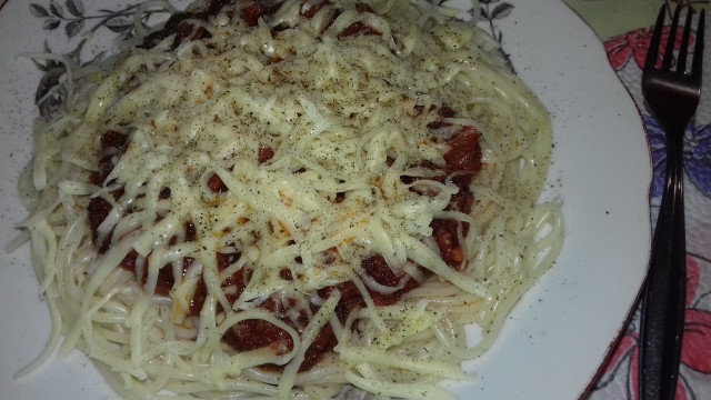 Spaghetti with Amatriciana Sauce