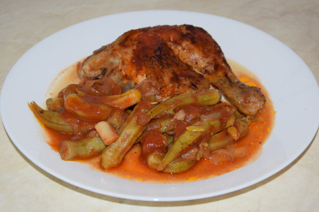Chicken with Okra