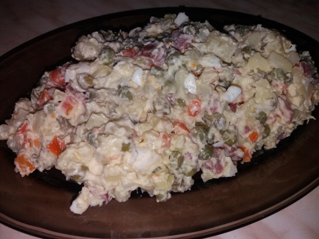 Homemade Russian Salad