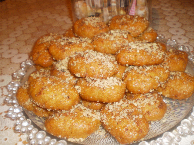 Melomakarona with Honey and Walnuts