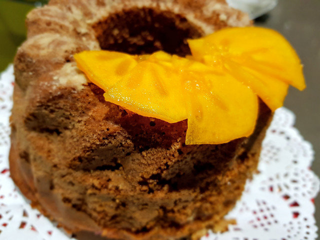 Persimmon Sponge Cake