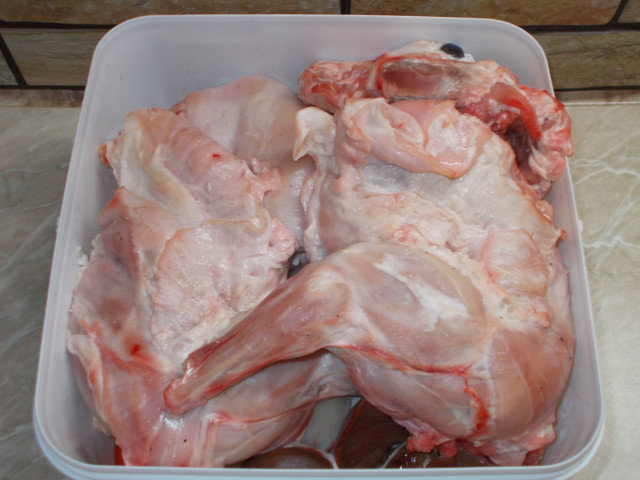 Jarred Rabbit Meat for the Winter