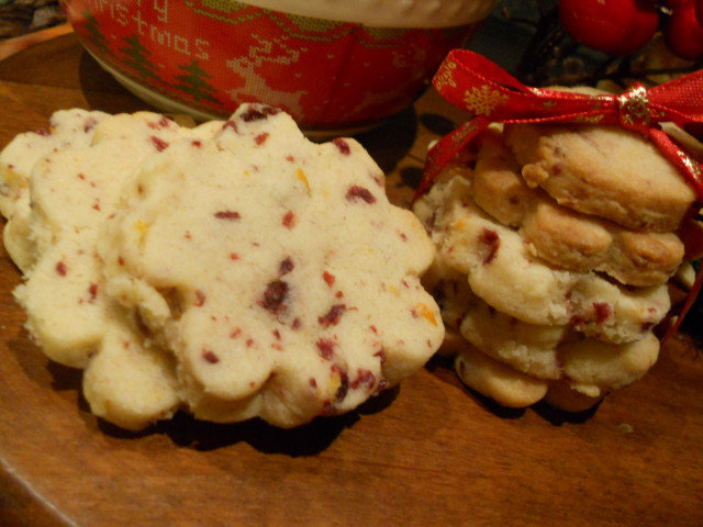 Christmas Cranberry Biscuits