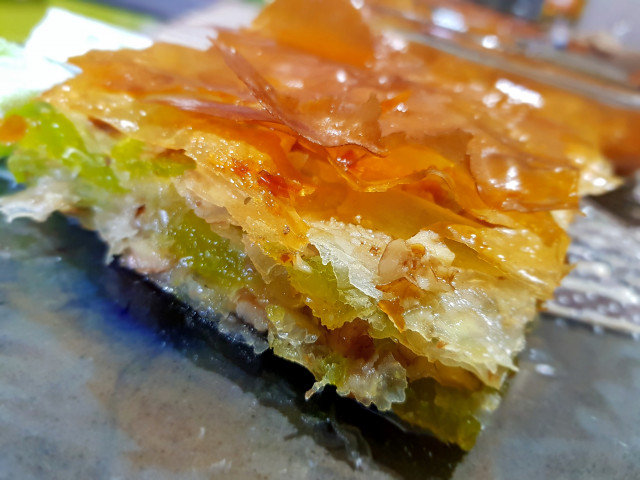 Lean Filo Pastry Pie with Turkish Delight