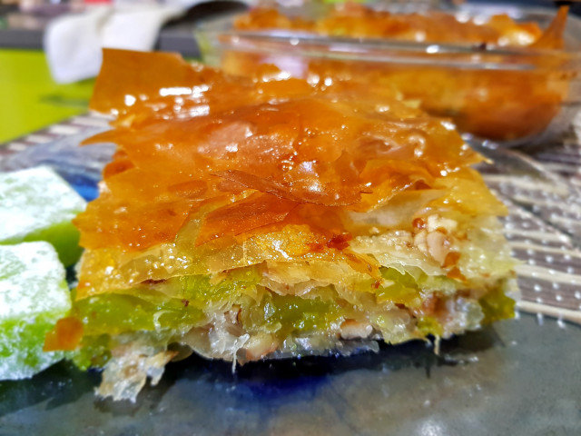 Lean Filo Pastry Pie with Turkish Delight