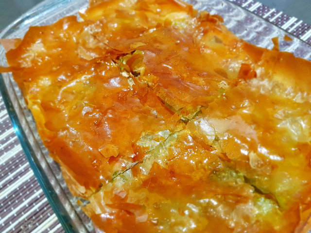 Lean Filo Pastry Pie with Turkish Delight