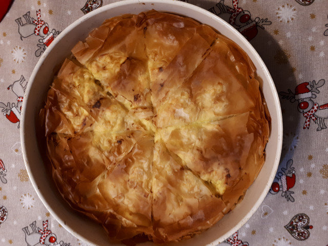 Filo Pastry Pie with Potatoes