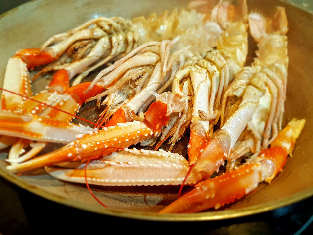 Pan Seared Norwegian Lobsters