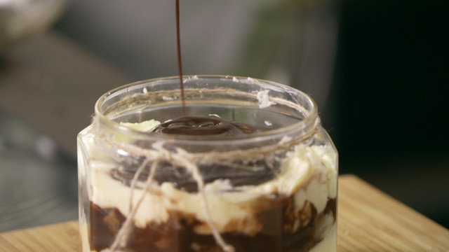 Chocolate Tiramisu in a Jar