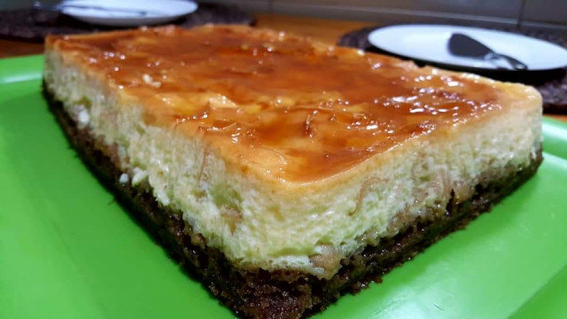 Caramel Cake with Homemade Yufka