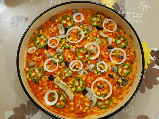 Vegan Vegetable Pizza