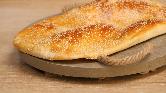 Turkish Bread with Sesame Seeds