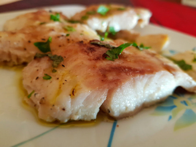 Perch Fillet with White Wine