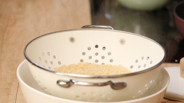 Couscous with Butter and Basil