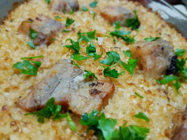 Classic Oven-Baked Pork with Rice
