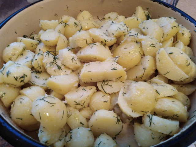 Garlic Potatoes Garnish