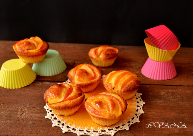 Peach Lemon Muffins