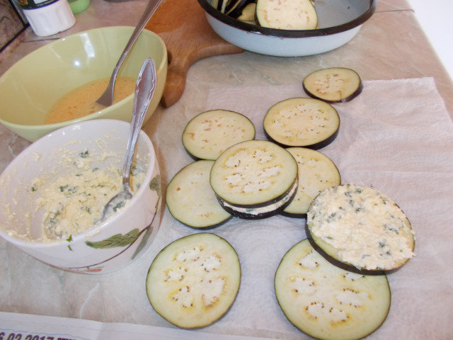 Eggplant Burek with White Cheese and Parsley