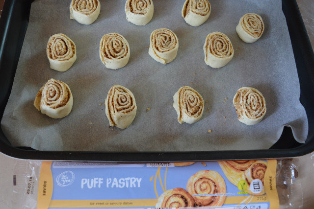 Glazed Puff Pastry Snails