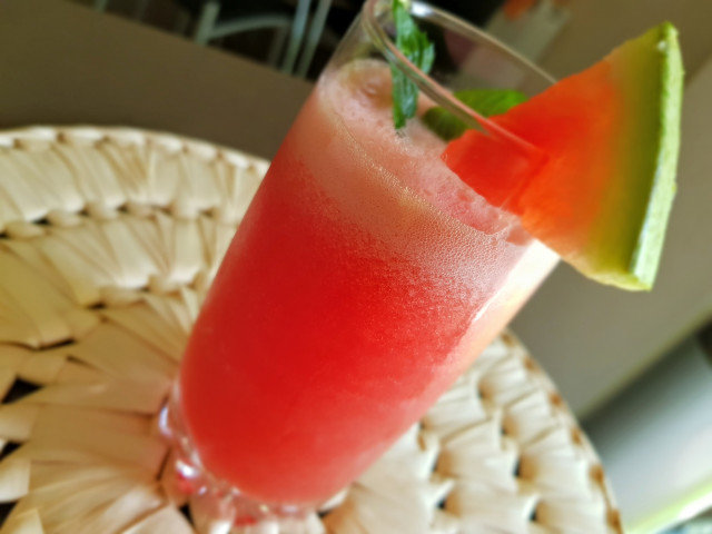 Sparkling Summer Drink with Watermelon