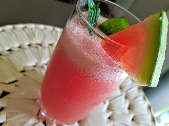 Sparkling Summer Drink with Watermelon