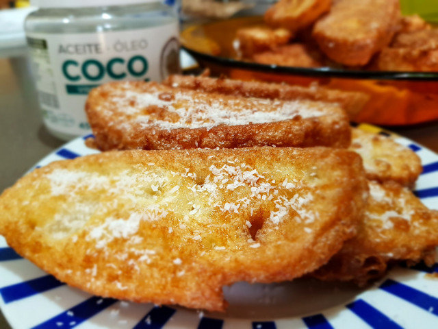 Eggy Bread with Coconut Oil