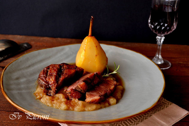 Duck Magret with Red Wine
