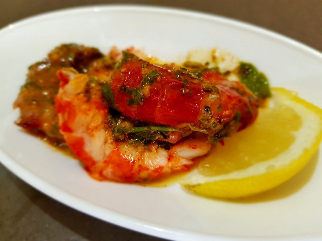 Shrimp in Chimichurri Sauce
