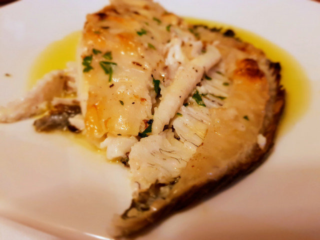 Grilled Turbot with Lourdes Water