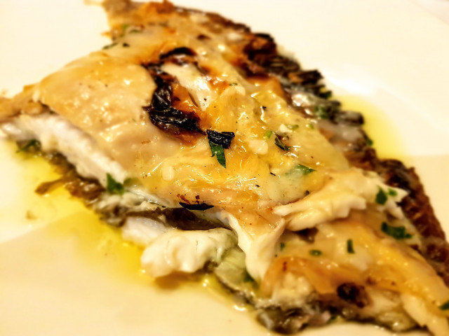 Grilled Turbot with Lourdes Water