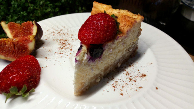 Blueberry Cheesecake with Cottage Cheese