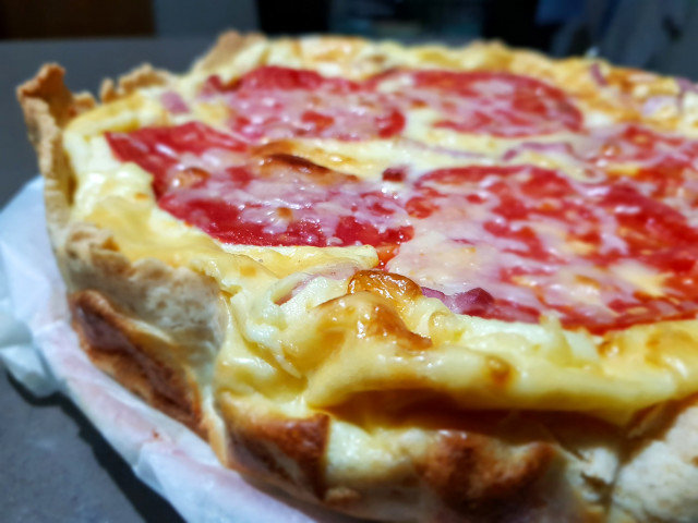 Quiche with Bacon and Tomatoes