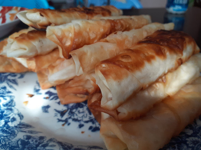 Simple Phyllo Pastry Cigars
